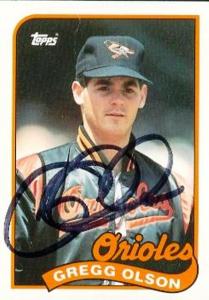 With his wicked hook, the Otter (aka Greg Olson) holds the Oriole record with 160 closes. He was a favorite among Baltimore fans until he lost his hook and subsequently his job.