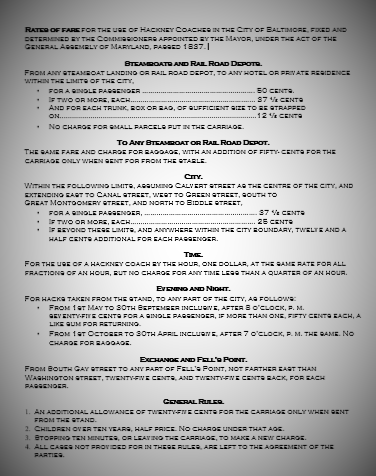 Hack Cab Rates shade