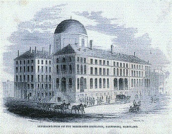 merchant's exchange baltimore blue